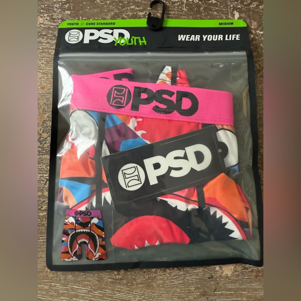 PSD underwear.